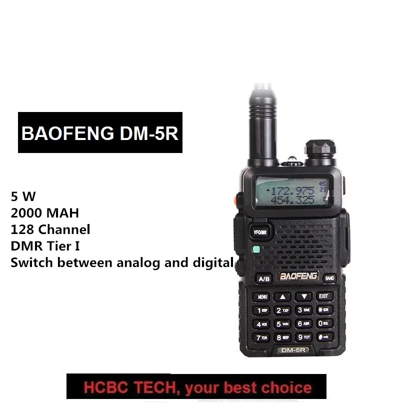 Двухдиапазонный радиоприемник Baofeng DM 5R Tier I с двумя слотами для отображения