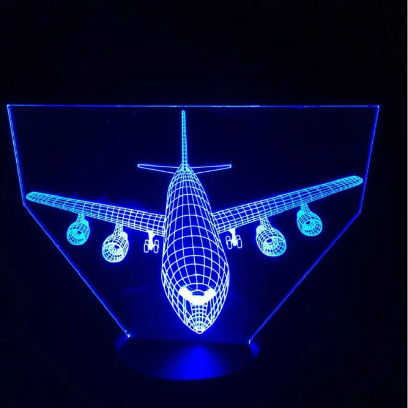 Подарок игрушечный самолет легкий контроль Воздушный 3D свет светодиодный