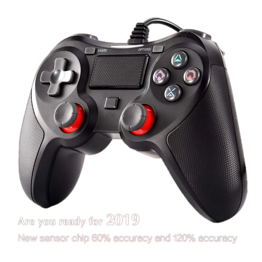 DHL 50 шт./лот для PS4 игровой контроллер USB проводной геймпад для Playstation 4 консоль джойстик геймпады несколько