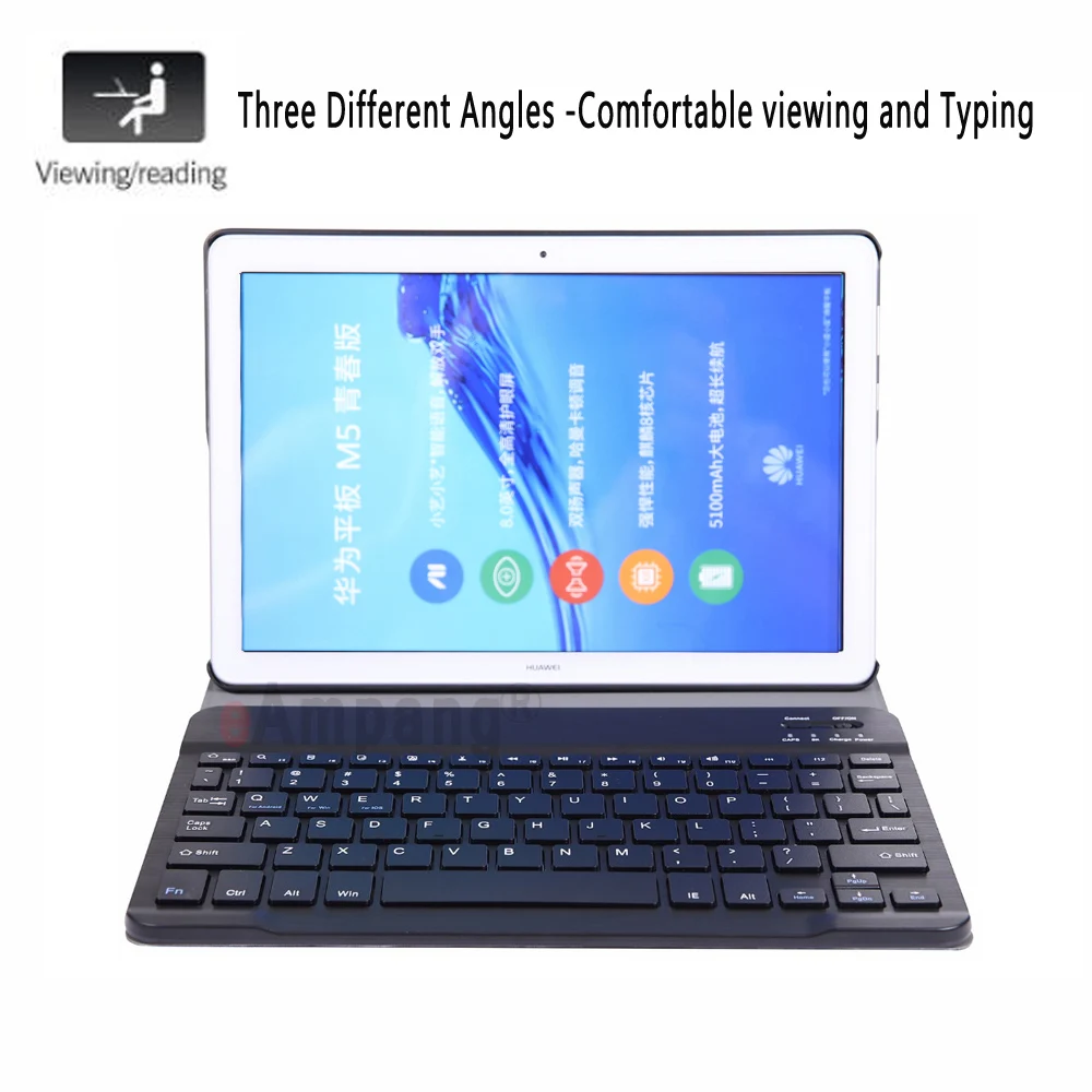 Чехол с клавиатурой Bluetooth для Huawei Mediapad M5 Lite 8 0 JDN2 W09 AL00 чехол клавиатура +