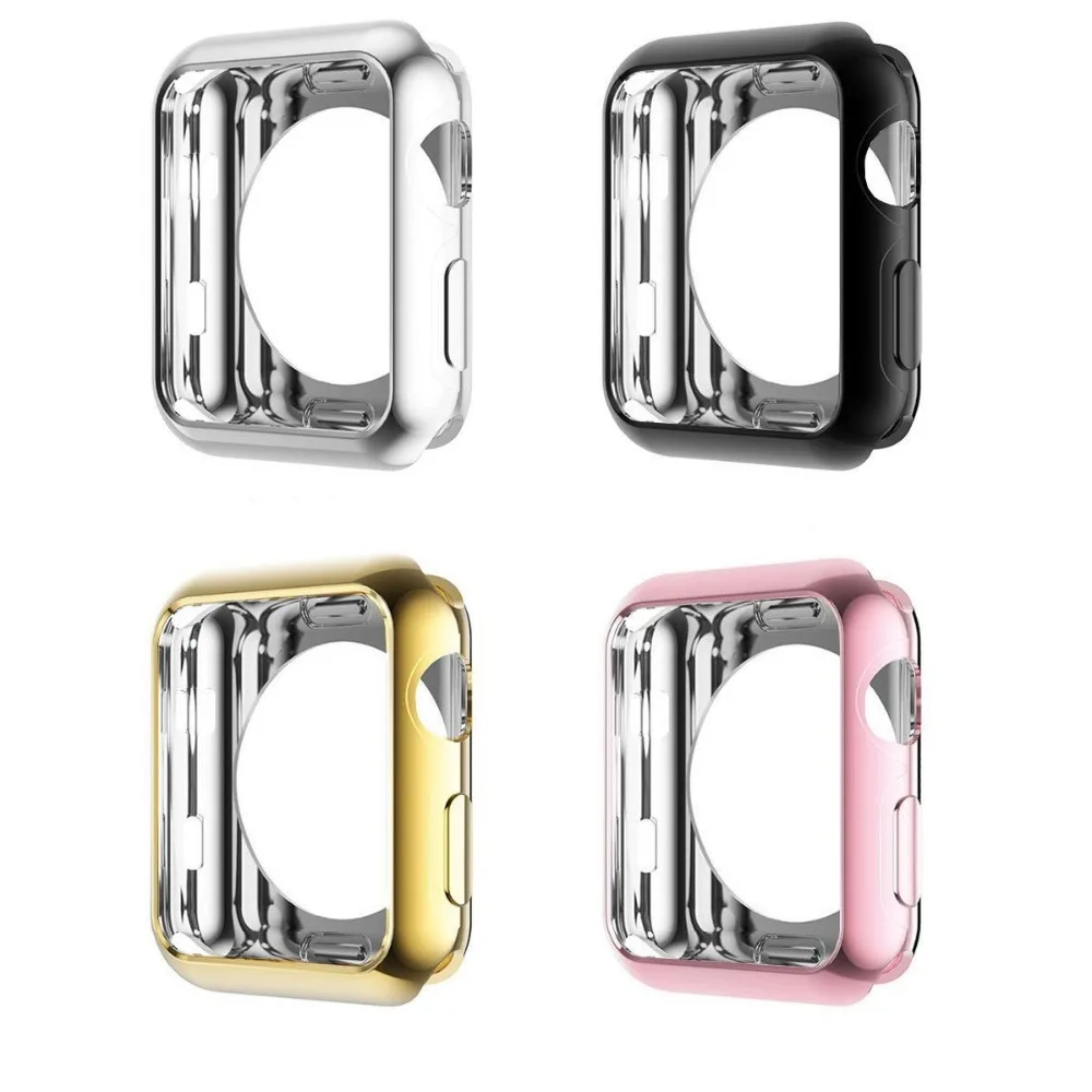 Высококачественный силиконовый защитный чехол для Apple watch 42 мм 38 спортивный