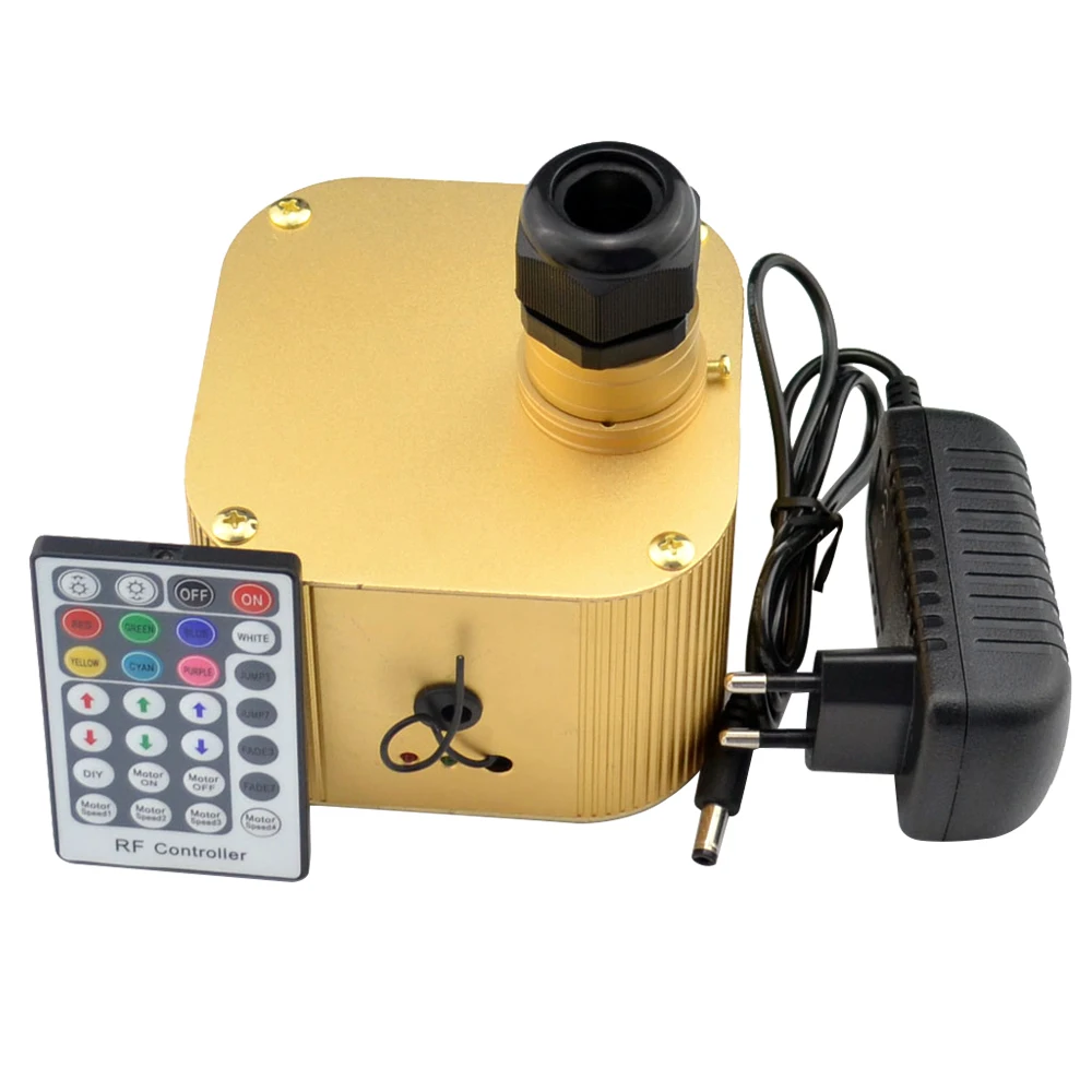 16 Вт twinkle RGBW Shooting star LED волоконно оптический свет комплект 0 75 мм 250 шт. * 2 м + 1 50 4 с 28key