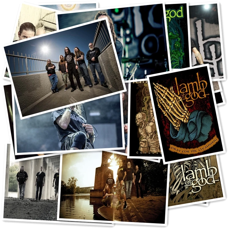 D1-5# Lamb of God Rock Festival Классическая серия наклеек 20/шт ПВХ художественная коллекция Граффити стикер s