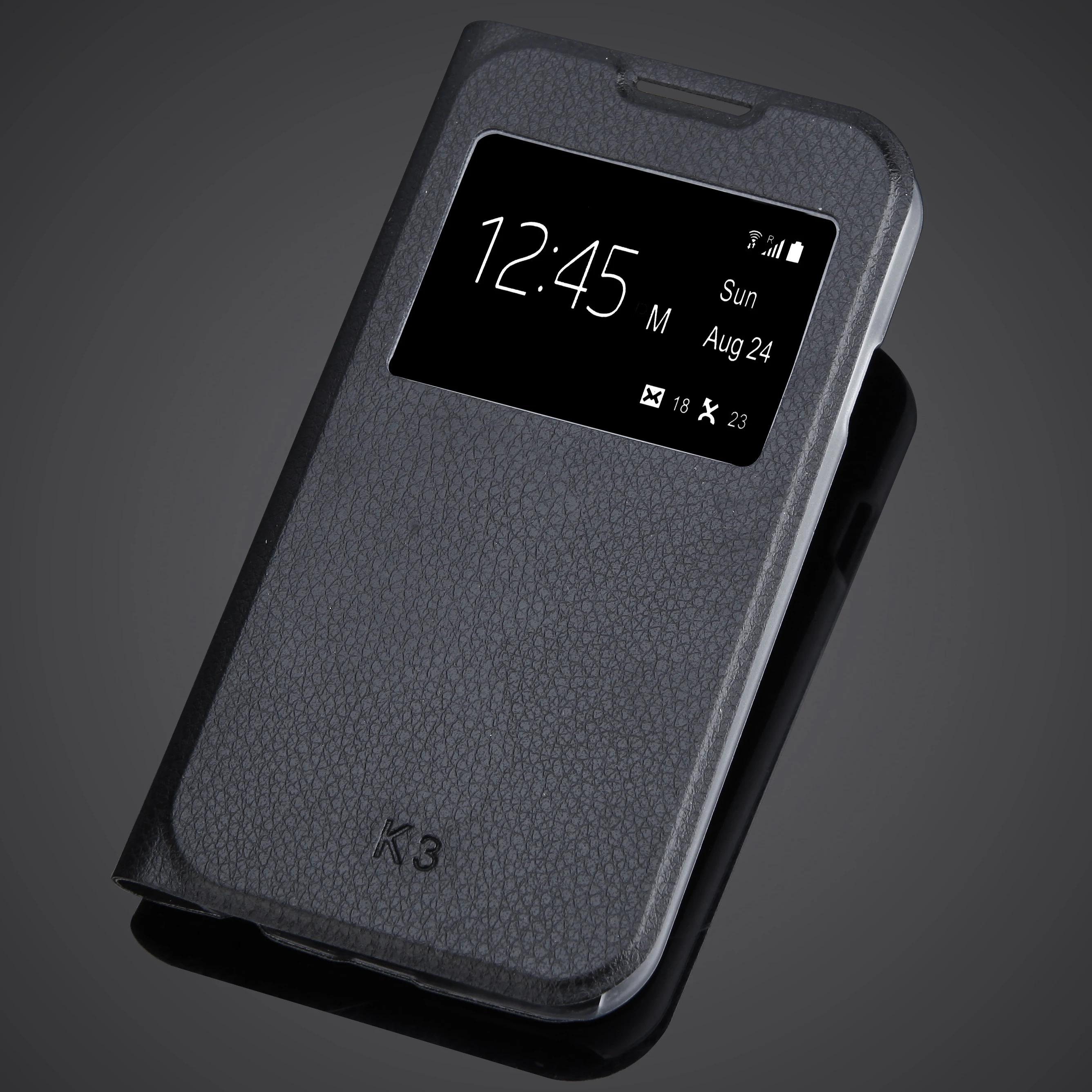 Роскошный чехол из искусственной кожи для LG K3 флип-чехол телефона lg Lte K100 K100DS 4 5