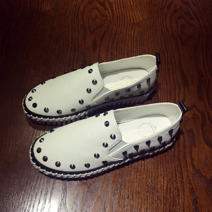 2016 новый летний мода свободного покроя кроссовки женщины из натуральной кожи