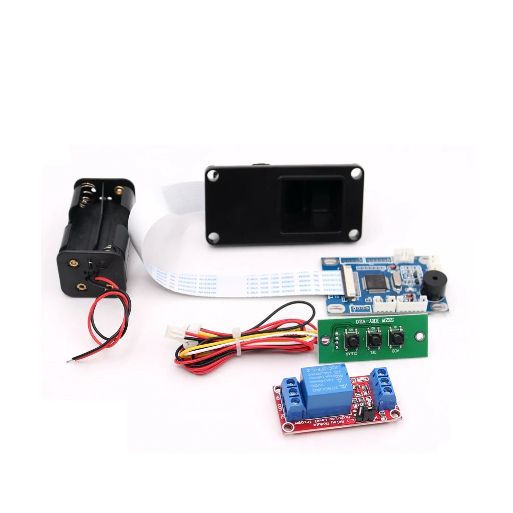 Биометрическое реле распознавания отпечатков пальцев 5 В|Наборы для управления