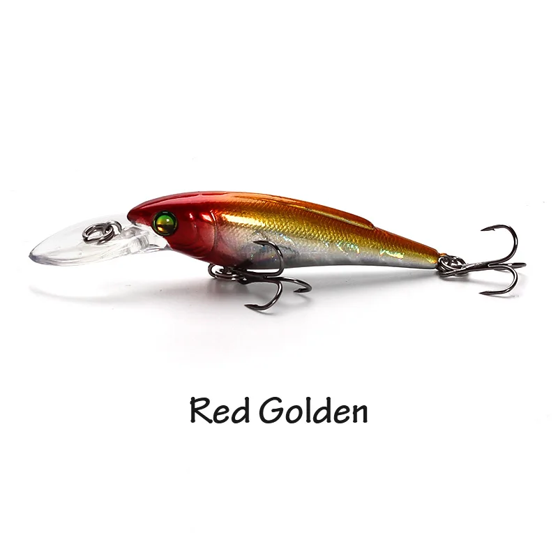 Red Golden Banshee 1 шт. рыболовные приманки K223 ассорти цветов гольян isca искусственная жесткая приманка pesca leurre медленное погружение Jerkbait хрень воббер - Цвет: Red Golden