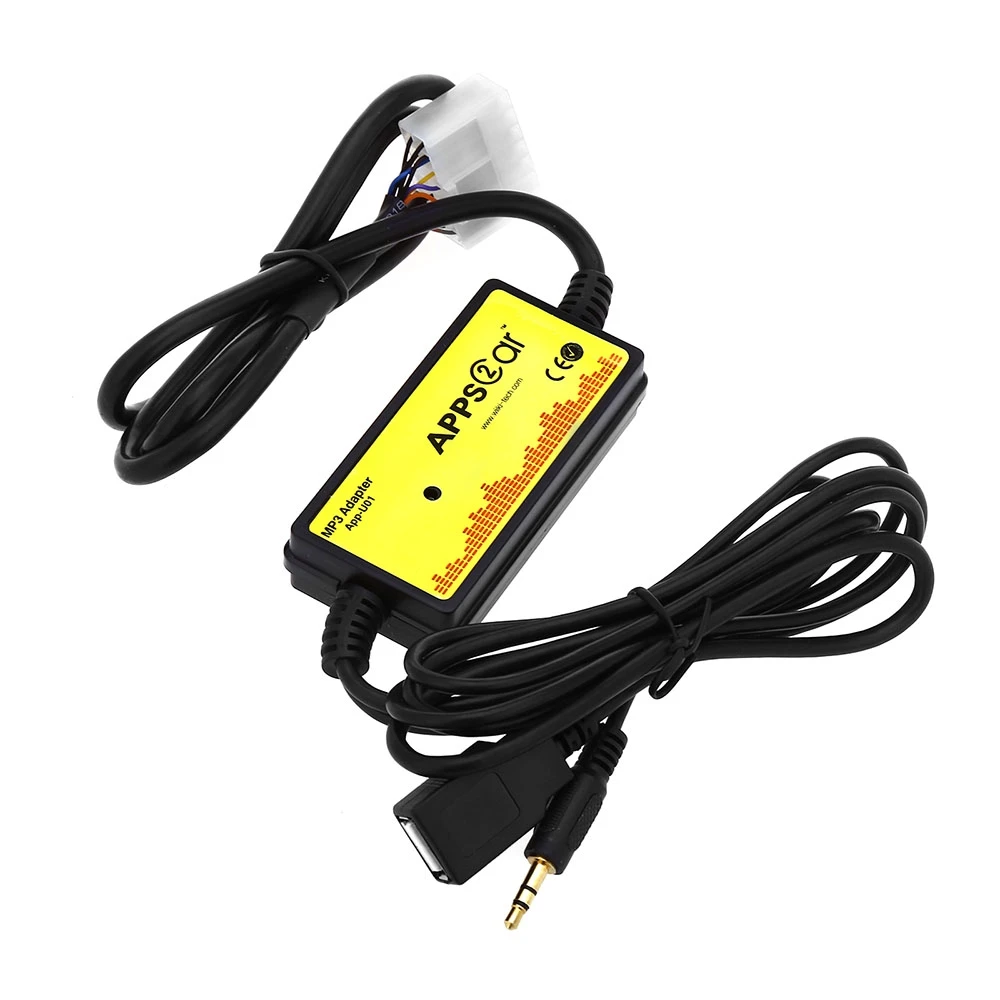 DC 12V автомобильный MP3 аудио интерфейс USB/SD AUX адаптер 12P подключение цифровой CD Changer