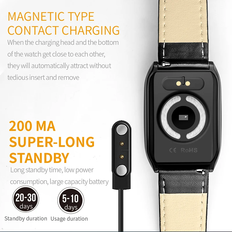 Мужские и женские умные часы E58 с ЭКГ + PPG для здоровья Смарт Relojes монитором