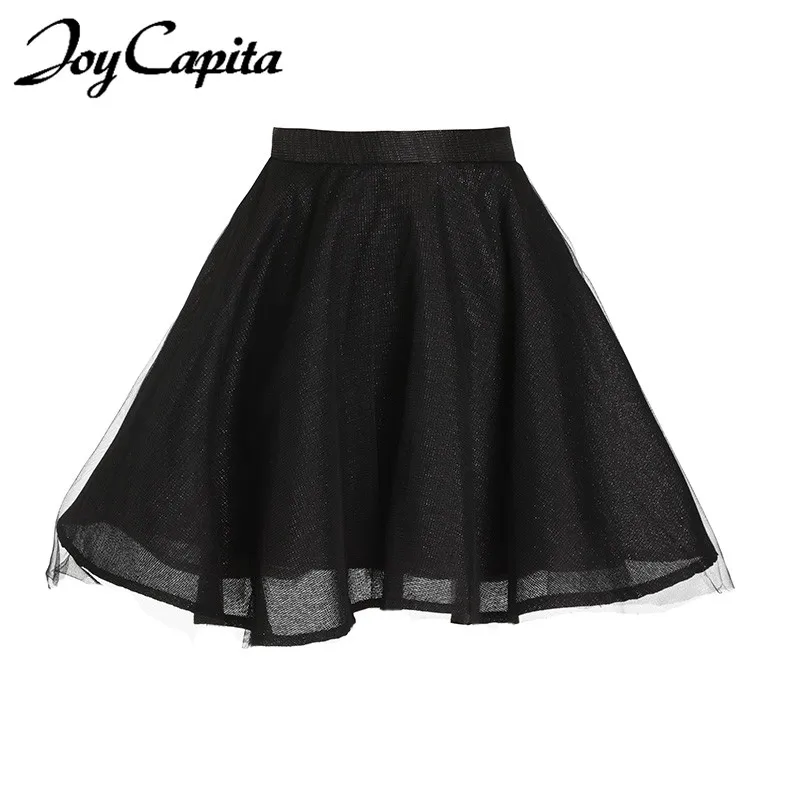 Радость душу населения женщины юбка vintage слоев туту принцесса плиссированные