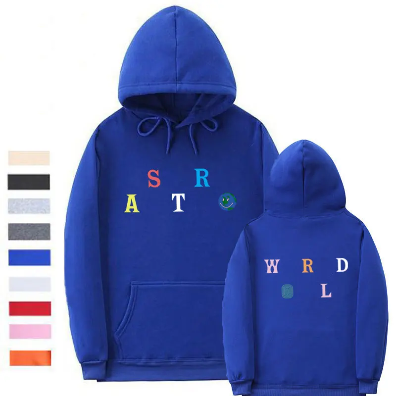 blue XMS223 Уличная одежда, несколько стилей, Astroworld, толстовка с капюшоном, мужская и женская мода, с буквенным принтом, толстовки, пуловер - Цвет: blue XMS223