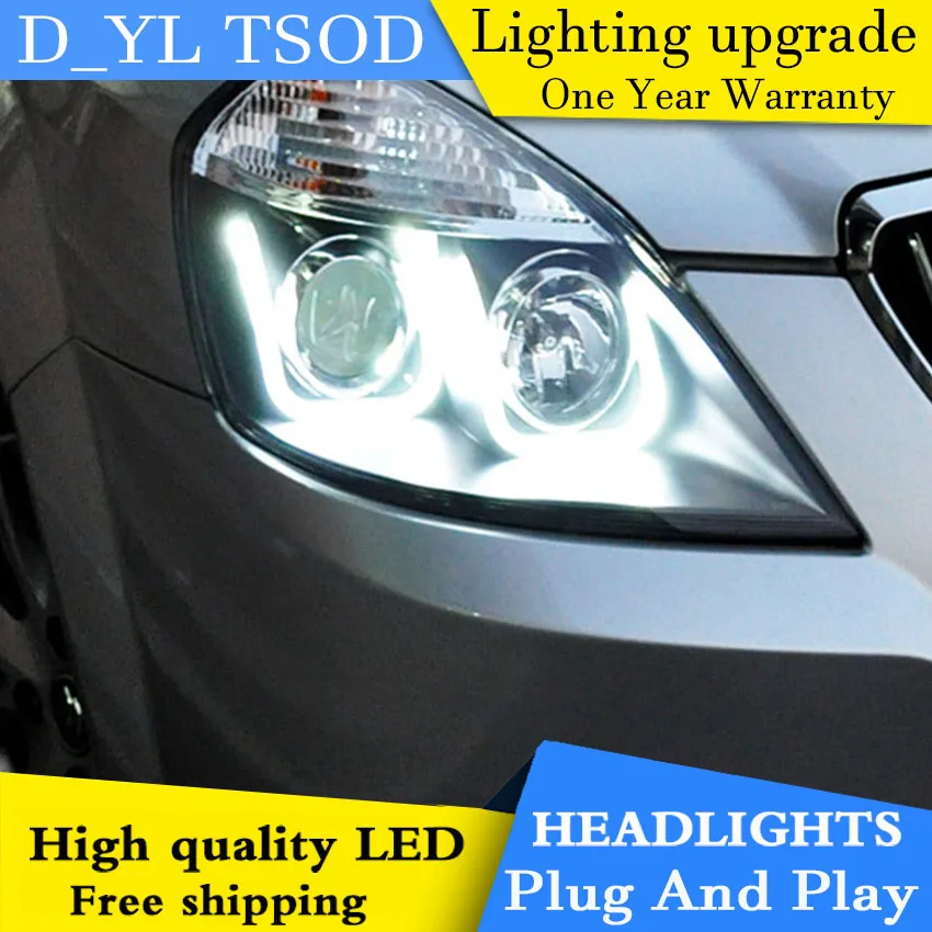 Автомобильный Стайлинг D_YL для фар Excelle Opel 2008-2013 светодиодный ная фара DRL линза