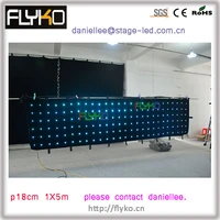 free shipping design size 1m 5m p180mm curtain screen video display on china market