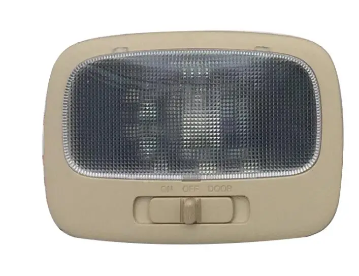 Белый CAPQX 1PCS For Kia Carens 2007-2012 Car Front Rear Inner Roof Light Dome Ceiling Lamp Interior Reading Light Assy - Испускаемый цвет: Белый