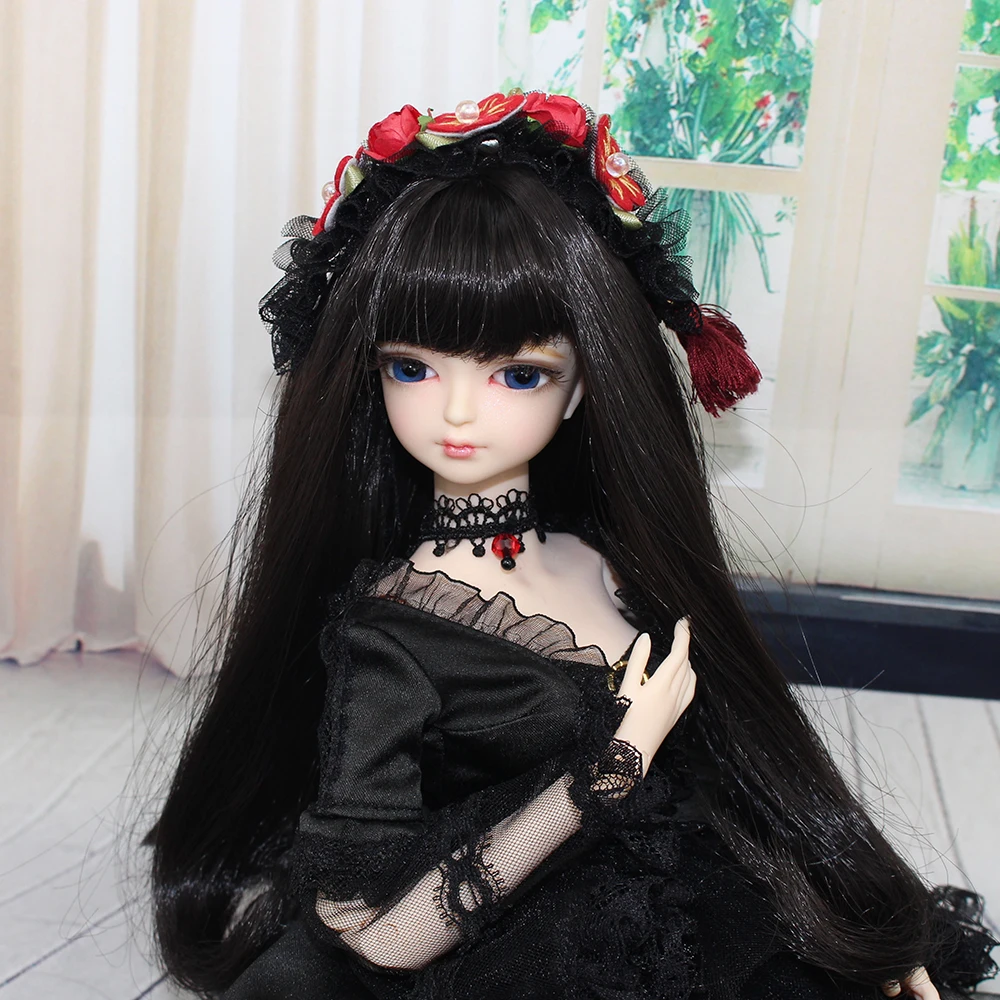 MMGIRL кукла forturn days 1/4 45 см милая девушка с макияж волосы черные с/без наряды обувь|1/4