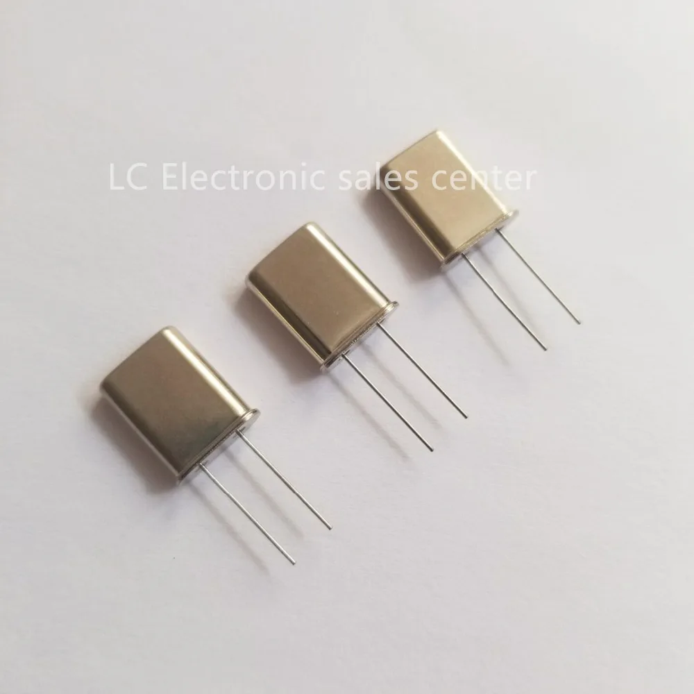 

10pcs HC-49U In-Line Passive Quartz Crystal 19.6608MHZ 19.6608M Crystal Resonator