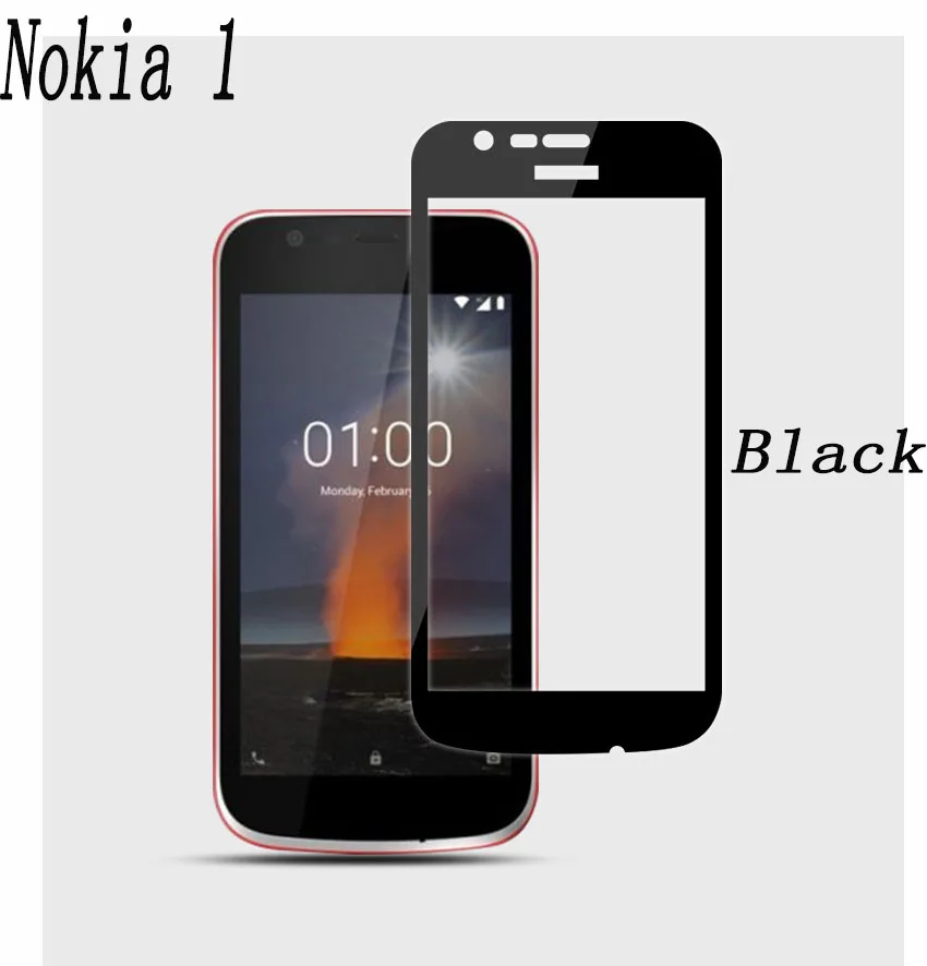 Защитное стекло закаленное 2.5D 9H для Nokia 1 3 7 2 5 6 Plus X5 X6 | Мобильные телефоны и
