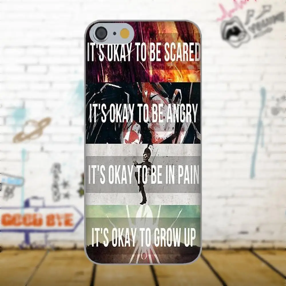 Мягкий чехол из ТПУ It's Okay Lyrics My Chemical Romance для Xiaomi Redmi 5 4A 3 3S Pro Mi4 Mi4i Mi5 Mi5S Mi Max Mix 2 Note 4