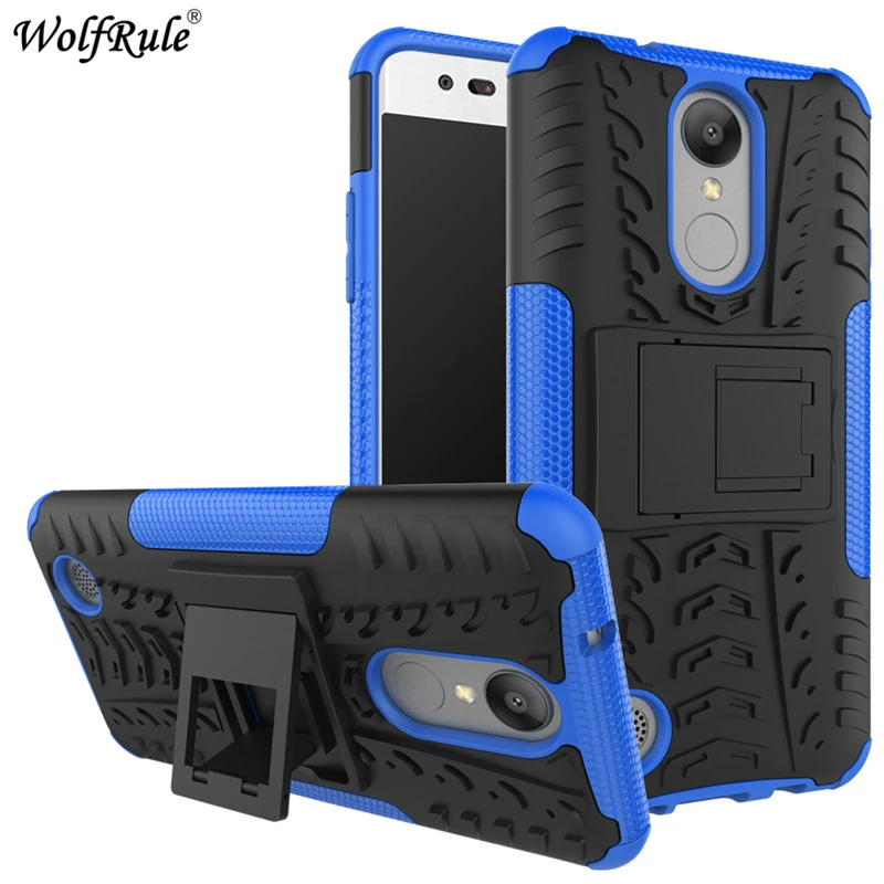 Blue WolfRule для крышки LG K8 чехол для LG K8 чехол противоударный TPU& PC Стенд чехол для телефона для LG K4 чехол V3 X300 M200N - Цвет: Blue