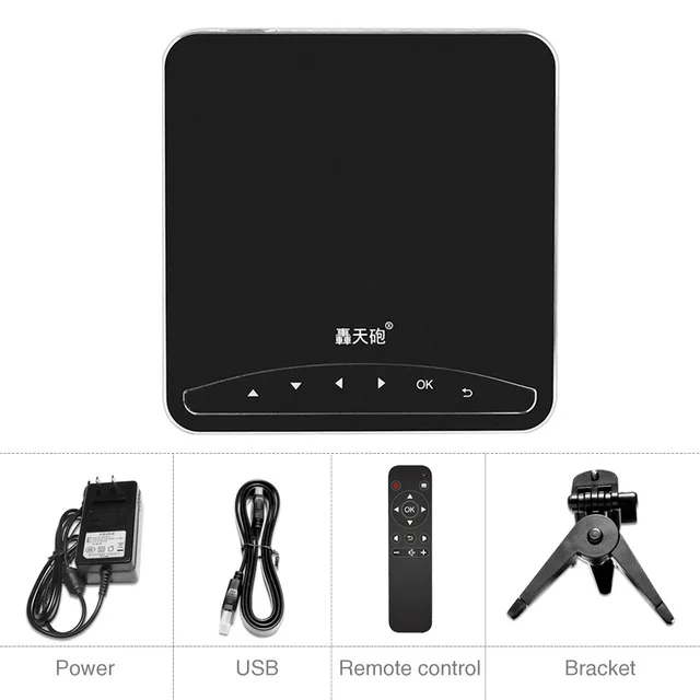 Poner saund DLP100W карман проектор HD DLP 150 ANSI люмен Высокая яркость Micro беспроводной