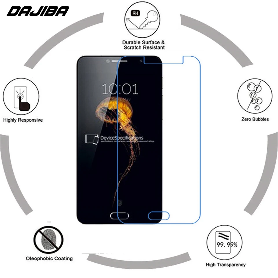 2.5D пленка из закаленного стекла для Alcatel Flash 2 Plus Защитная экрана Flash2 Plus2