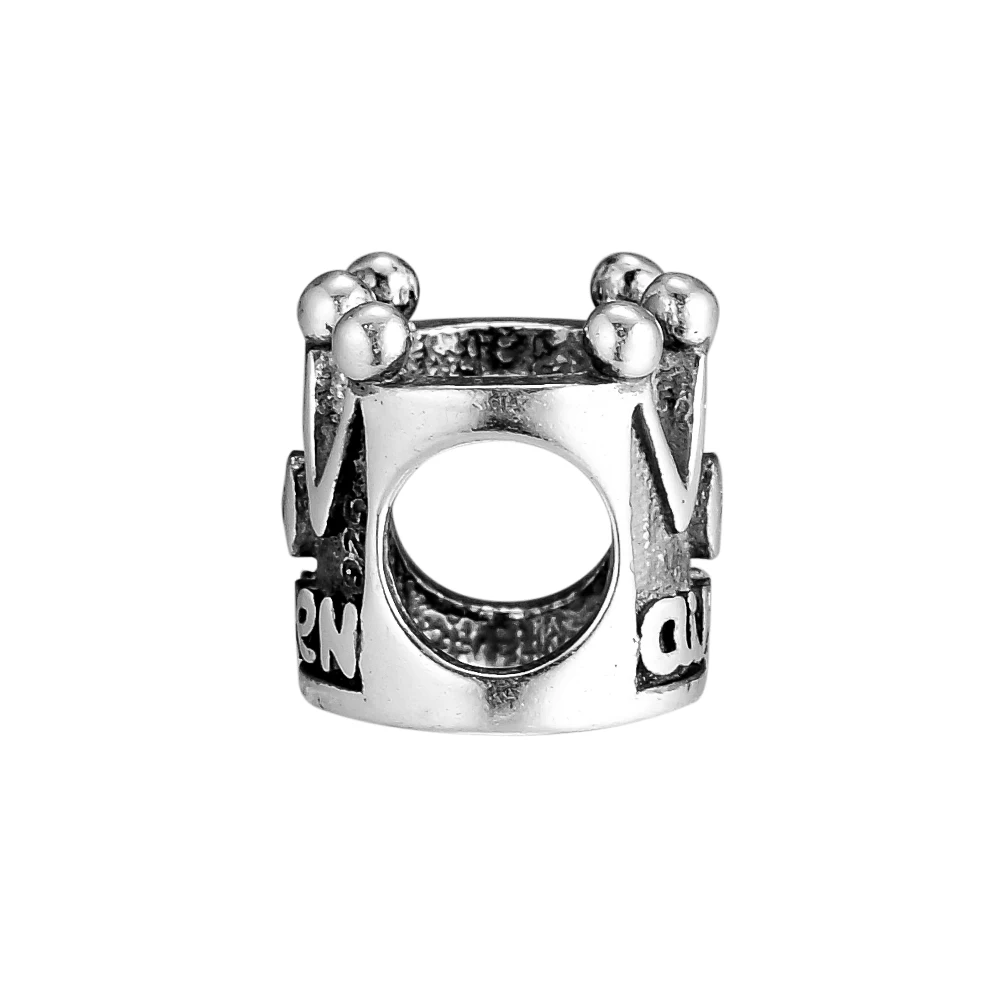 CKK Бусины Корона-Подвеска Серебро 925 оригинальный подходят для браслетов Pandora