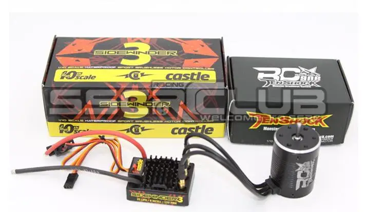 3S 11,1 V замок V3 водонепроницаемый ESC и моторная щетка Mamba Max Pro 1/10 Rock Cralwer SCX10 Axial Hraxxas TRX4 RC8WD D90 D110 TF2