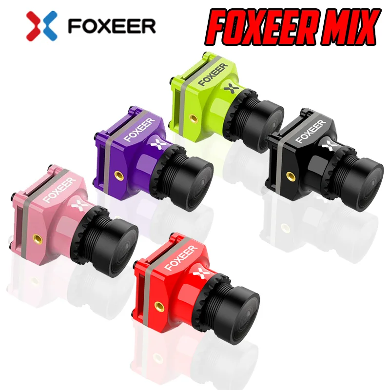 Foxeer Mix 1080 p 60fps Супер WDR Мини HD FPV камера DC5 24V NTSC/PAL переключаемый с 19x19 мм объективом