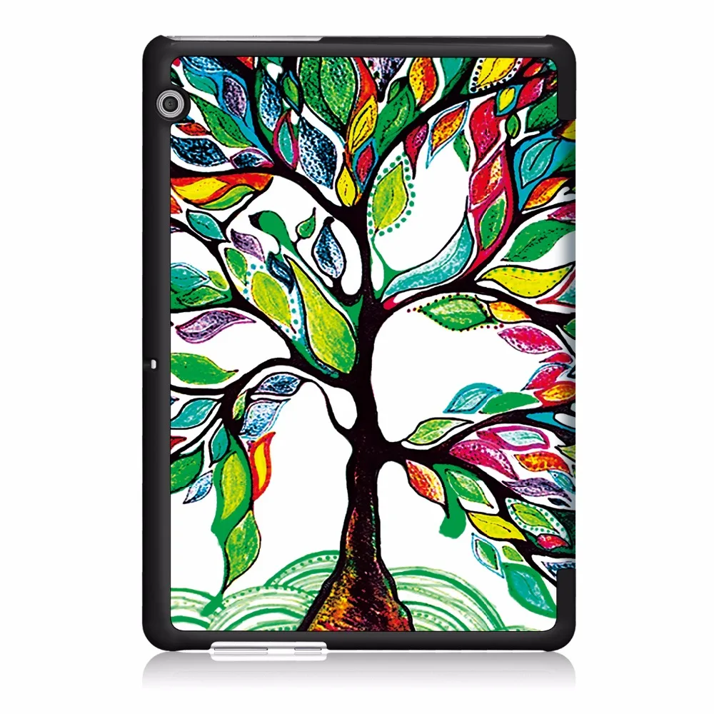 Чехол для планшета Huawei MediaPad T3 10 9 6 дюйма умный кожаный чехол книжка с подставкой и