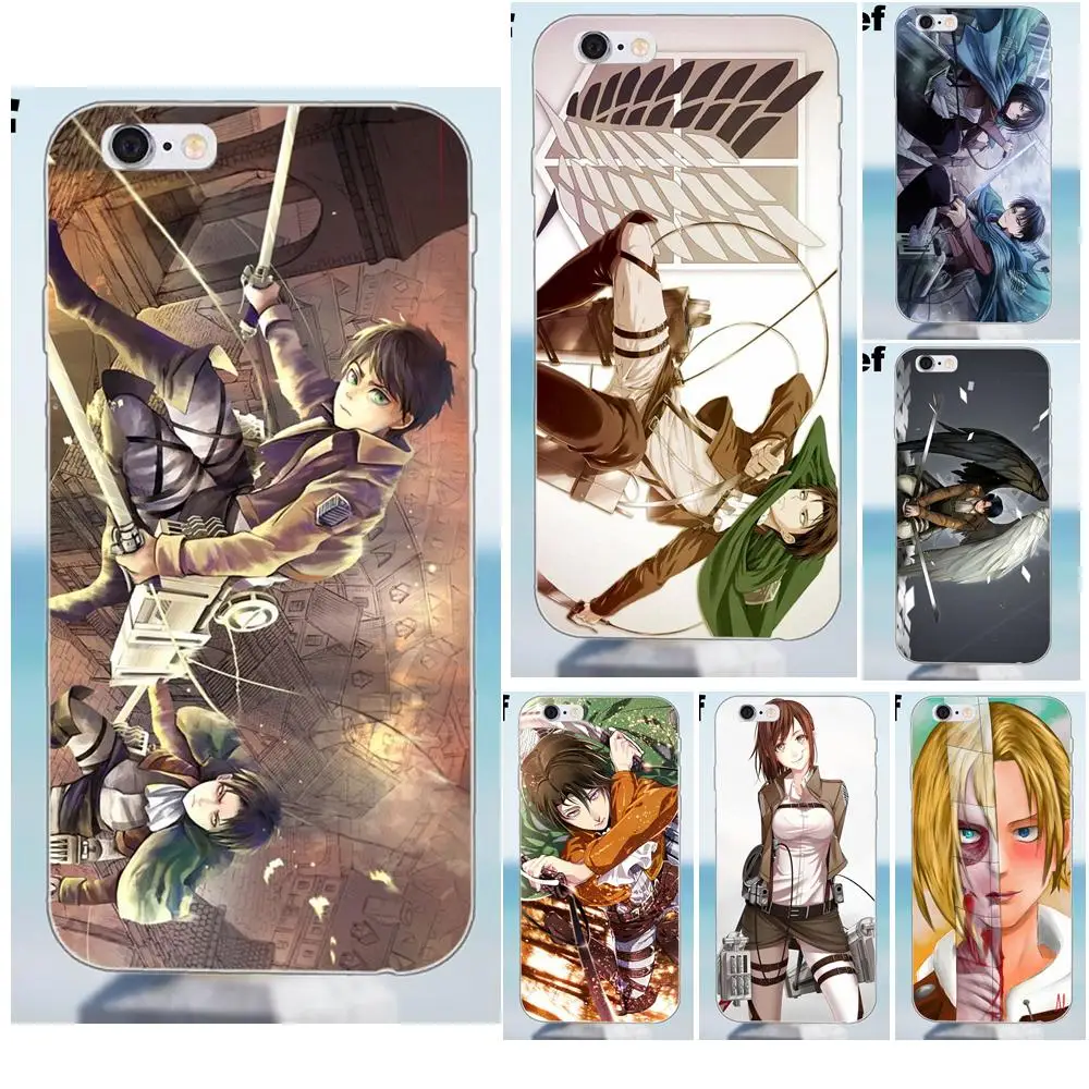 Shingeki No Kyojin Attack On Titan для iPhone 4 4S 5 5S 5C SE 6 6S 7 8 Plus X Galaxy J1 J3 J5 J7 A3 A5 2016 2017 TPU|galaxy j1|a5 20166s plus |