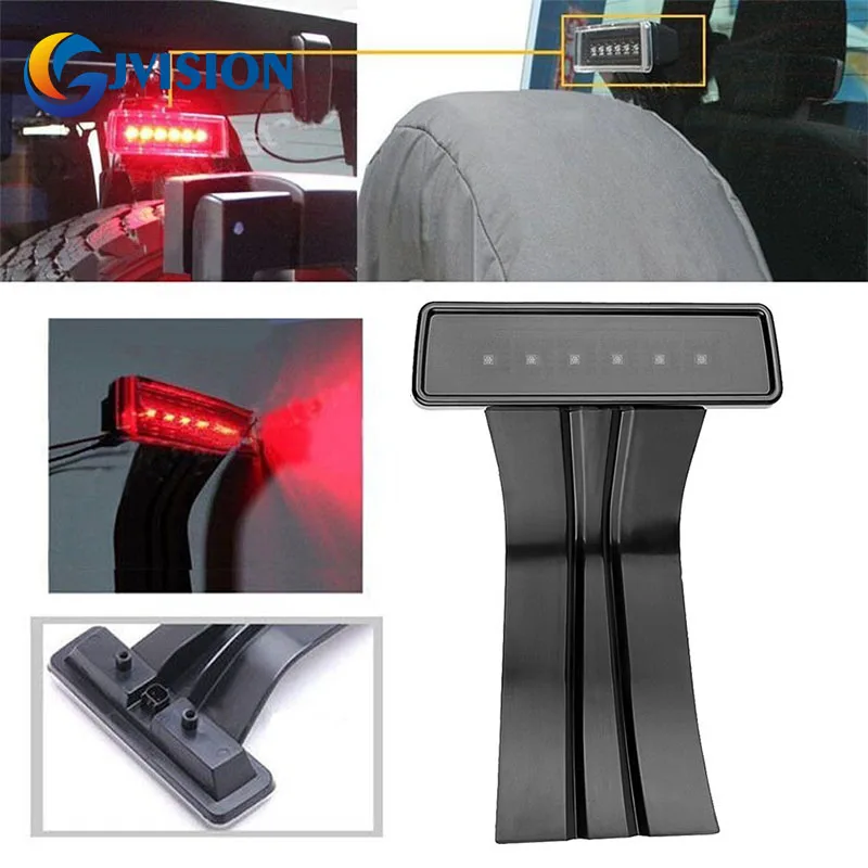 

LED 3rd Third Brake Light For 2007-2016 Jeep Wrangler JK Brake Tail Light Lamp High Mount Stop Light Rear