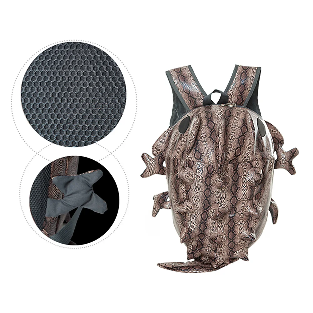 Стильный водонепроницаемый рюкзак Lizard Большой Вместительный модный с монстрами