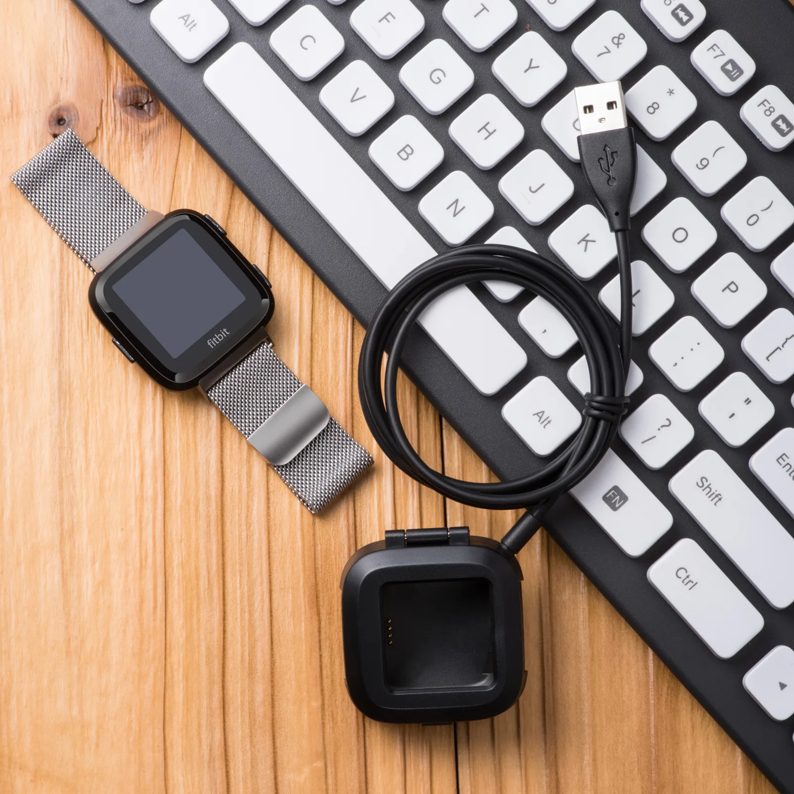 YSAGi подходит для Fitbit Versa зарядное устройство адаптер USB зарядный кабель Замена