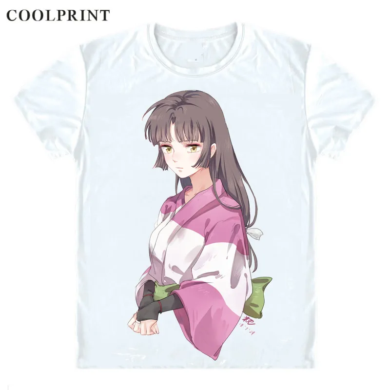 Футболка для косплея Sango InuYasha мужская повседневная футболка с федальной