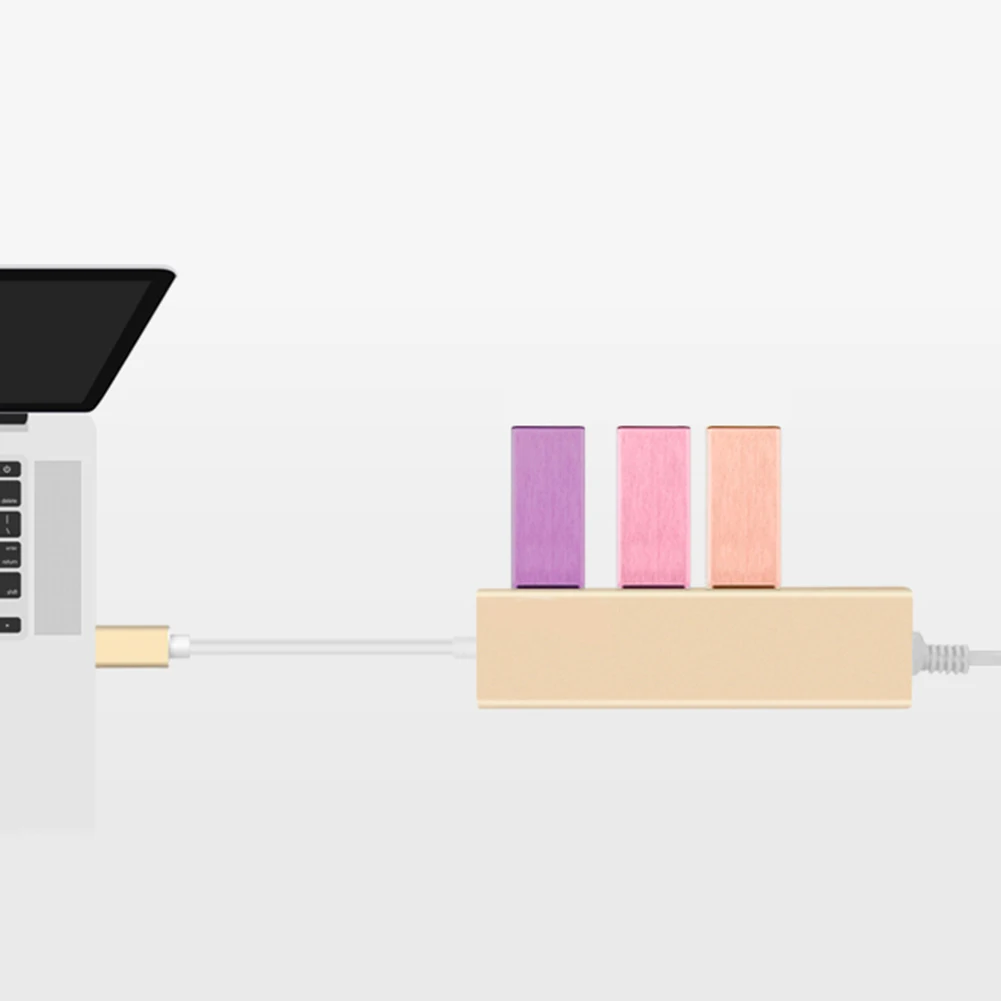 Новый USB Type C 3 1 к RJ45 Gigabit Ethernet LAN провода портовый 0 концентратор конвертер|USB-хабы| |
