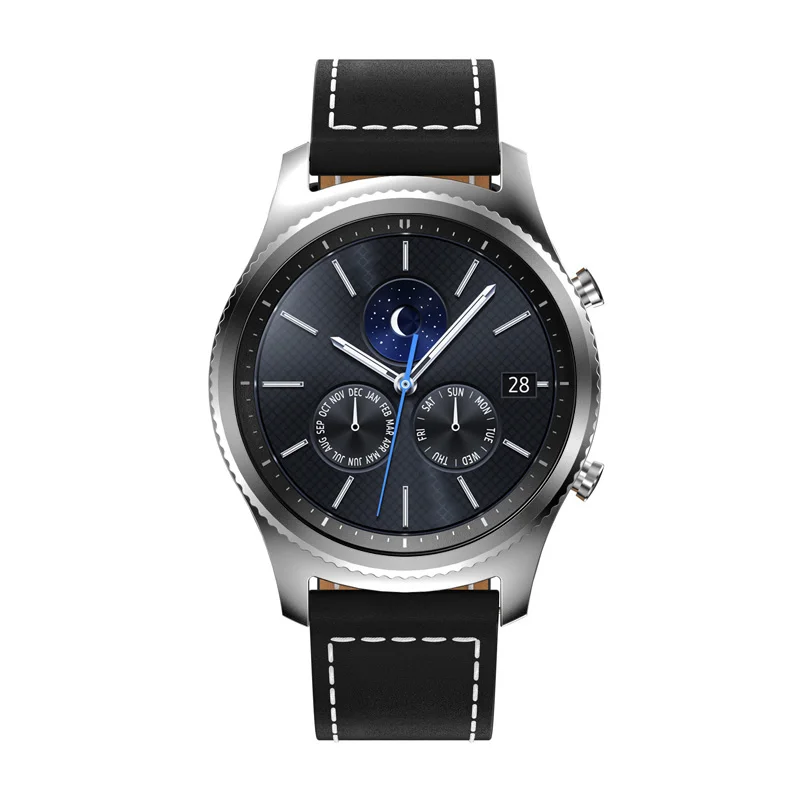 Ремешок для часов Samsung Gear S3 Classic Frontier ремешок из натуральной кожи 22 мм со стальной