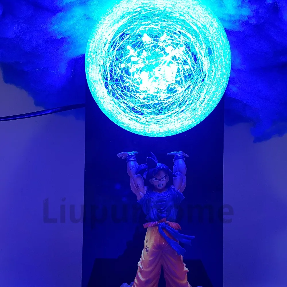Son Goku Genki damаспирит бомба облако DIY светодиодсветодиодный ночные светильники