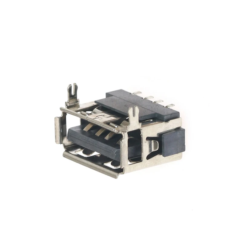 Warp edge 10 шт./партия USB 2,0 Тип A Forefoot 4 Pin 30 в 1.5A USB разъемы Женский Плоский порт разъем хвост розетка электрические клеммы - Цвет: Warp edge