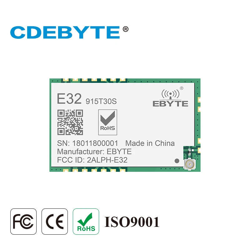 LoRa SMD 1 Вт 915 МГц SX1276 беспроводной трансивер модуль 30dBm радиочастотный передатчик