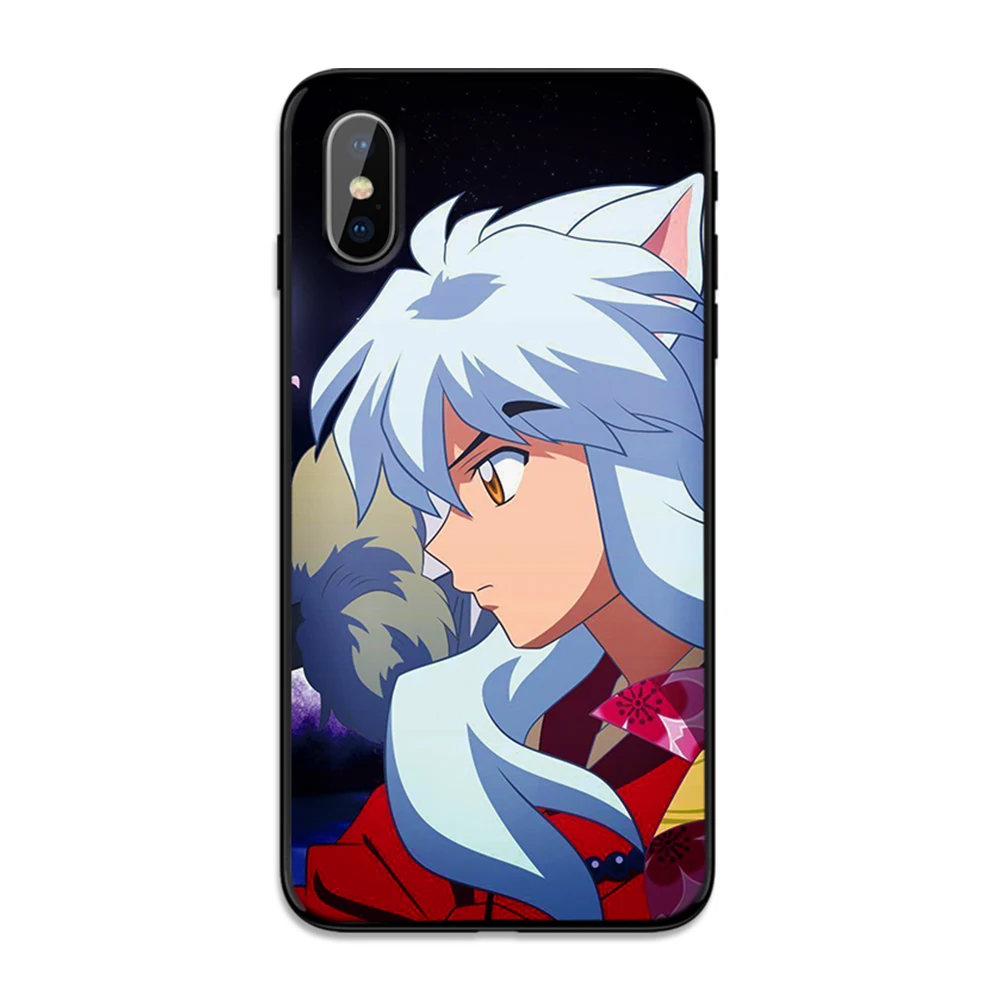 Inuyasha вишня в цвету мягкая термополиуретановая крышка-чехол для Apple iPhone 6 6S 7 8 плюс 5