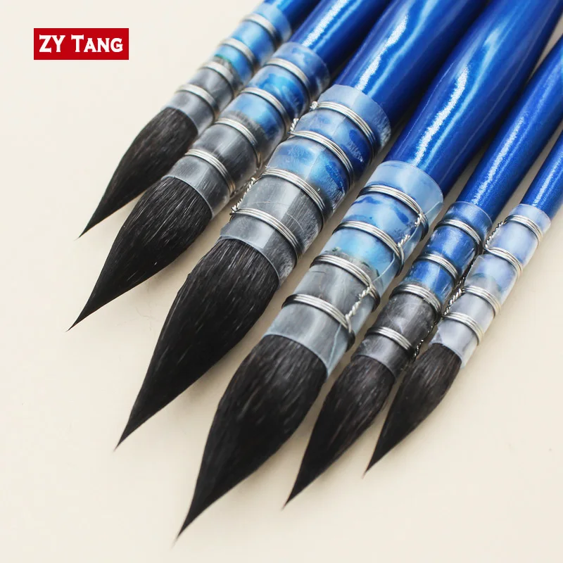 ZYTANG 18RQS круглое перо Швабра беличий ворс кисть для краски щетка пайки