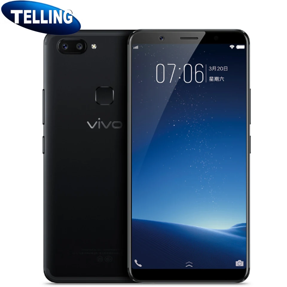 6.01 &quotоригинальный VIVO X20 мобильный телефон Android 7.1 Snapdragon 660 Octa core Full Экран 12MP