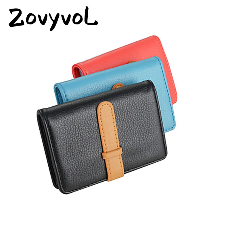 Чехол для банковских карт ZOVYVOL 2019 с блокировкой RFID пряжкой деловых встреч