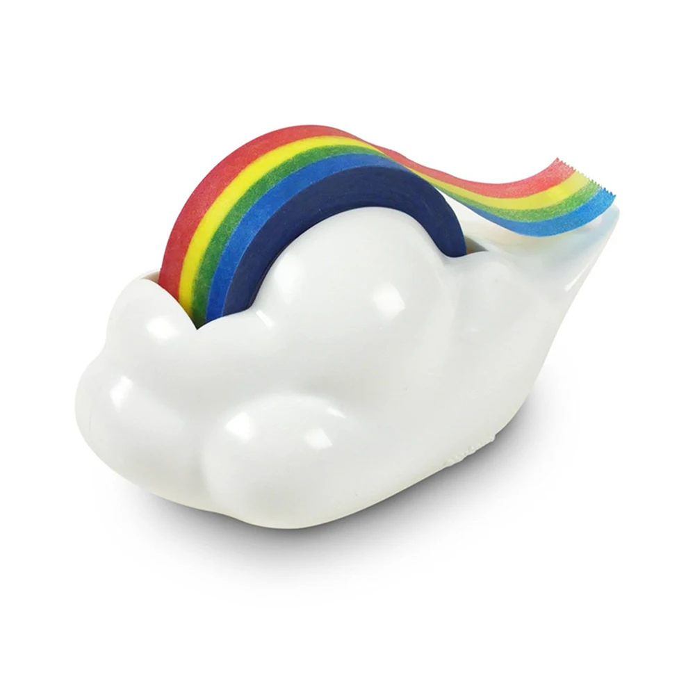 

2019 New Cloud Rainbow Tape Dispenser Adhesive Tape Plastic Tape Seat Cutting Tape