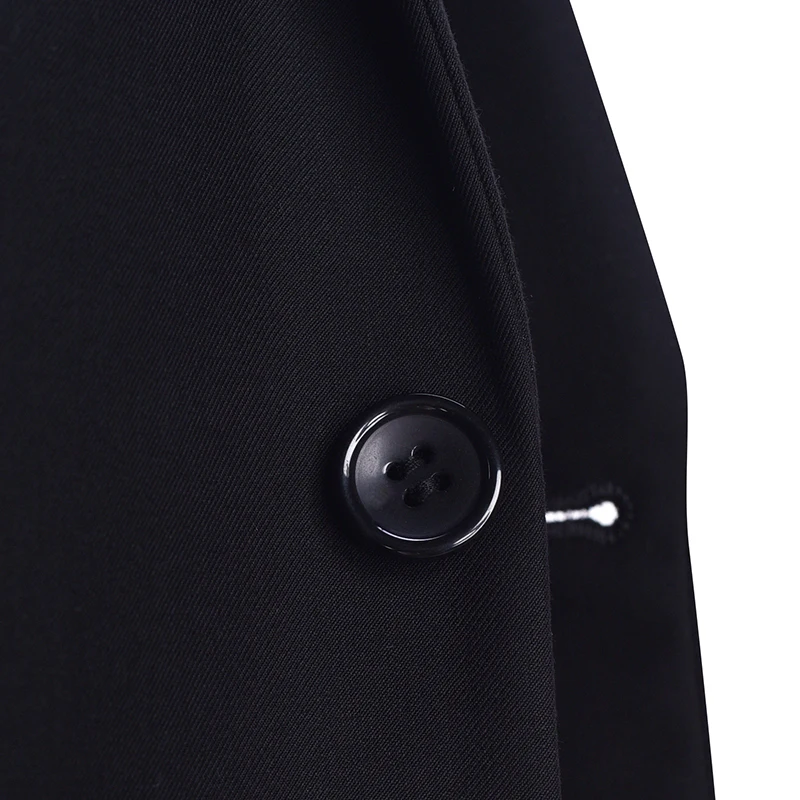 2018 Для мужчин Бизнес костюм Slim fit классический мужской костюмы пиджаки роскошный