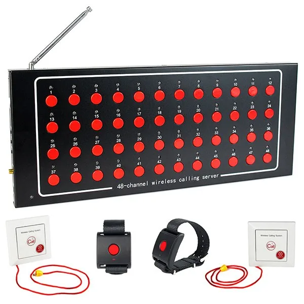 48 канальная Беспроводная система вызова аварийная подкачки для больничной