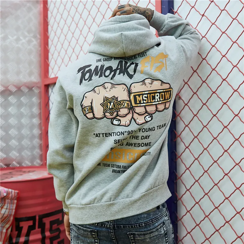 Neverfunction Новый Для мужчин осень-зима ситец Толстый Пуловер С Капюшоном Свободные