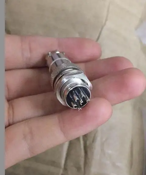 6Pin 12 мм M12 Мужской Женский Панель металлический разъем авиационный разъем|plug