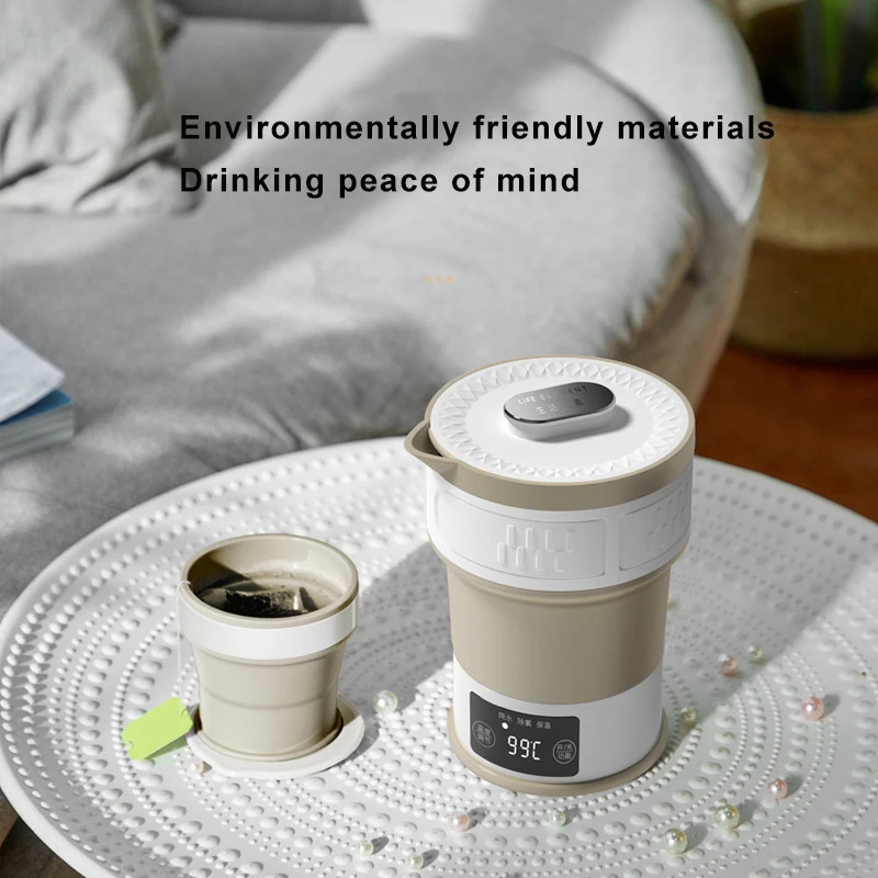 Электрический дорожный складной чайник со скрытой ручкой 110 240 В|Электрические