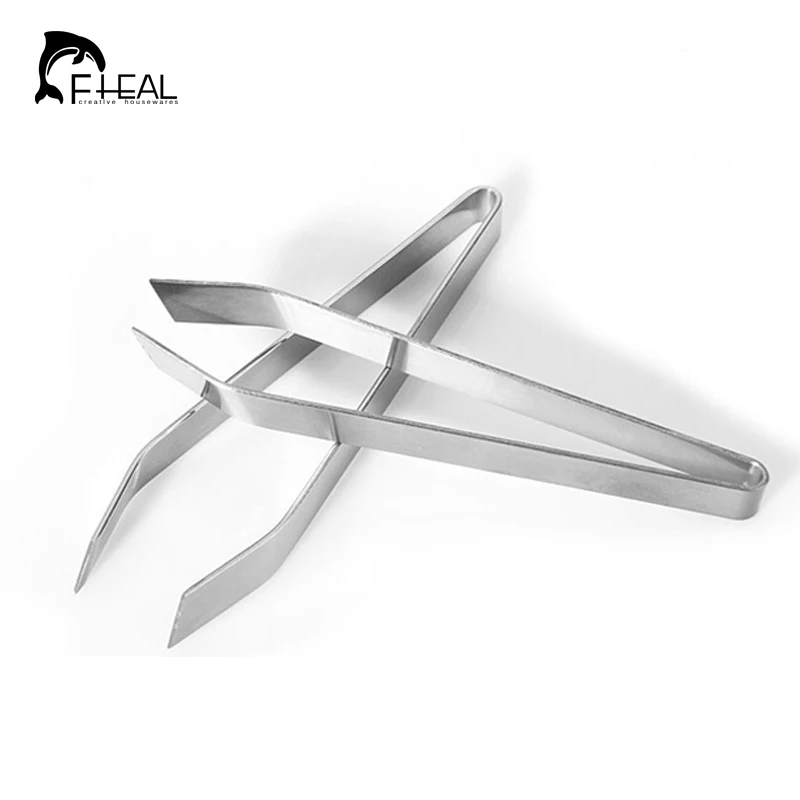 FHEAL 1 шт. щипцы для удаления рыбных костей из нержавеющей стали клещи с зажимом